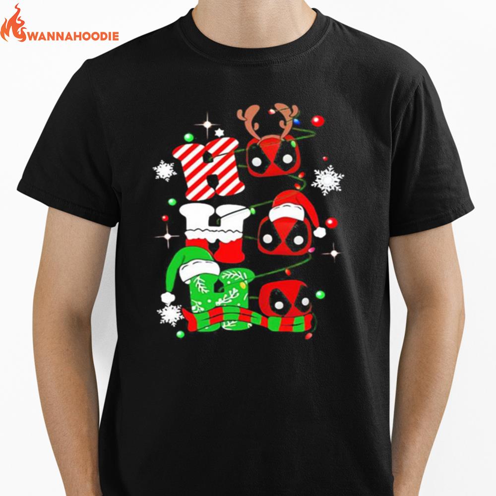 Christmas Deadpool Santa Ho Ho Ho Unisex T-Shirt for Men Women