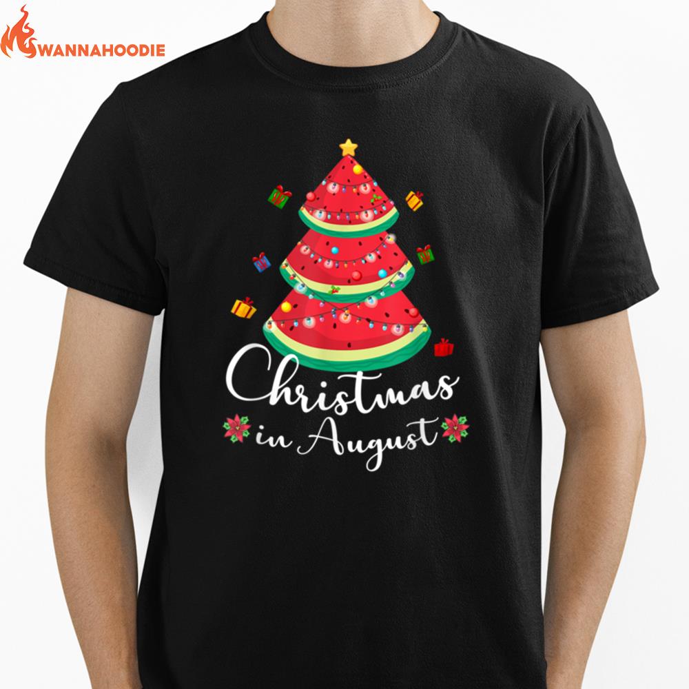 Christmas In August Melon Ice Cream Melon Xmas Summer Unisex T-Shirt for Men Women