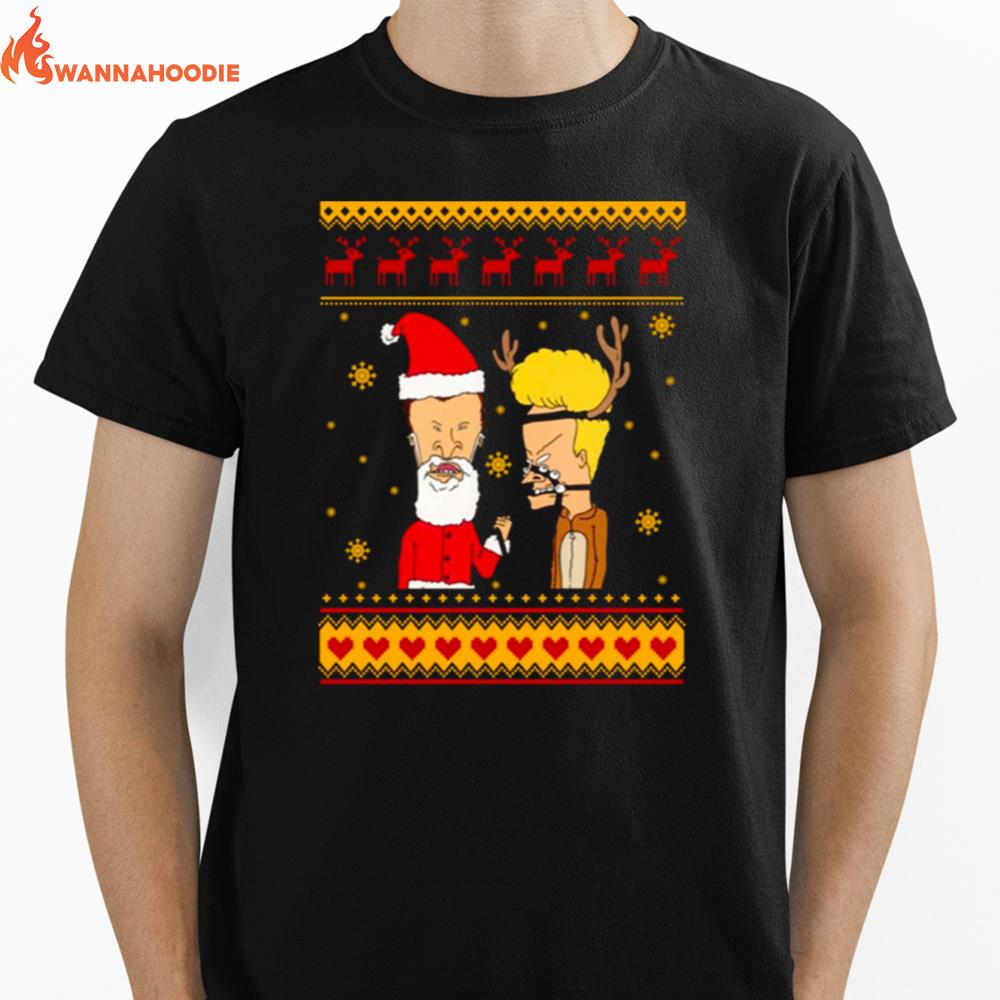 Christmas Moose Car Unisex T-Shirt for Men Women