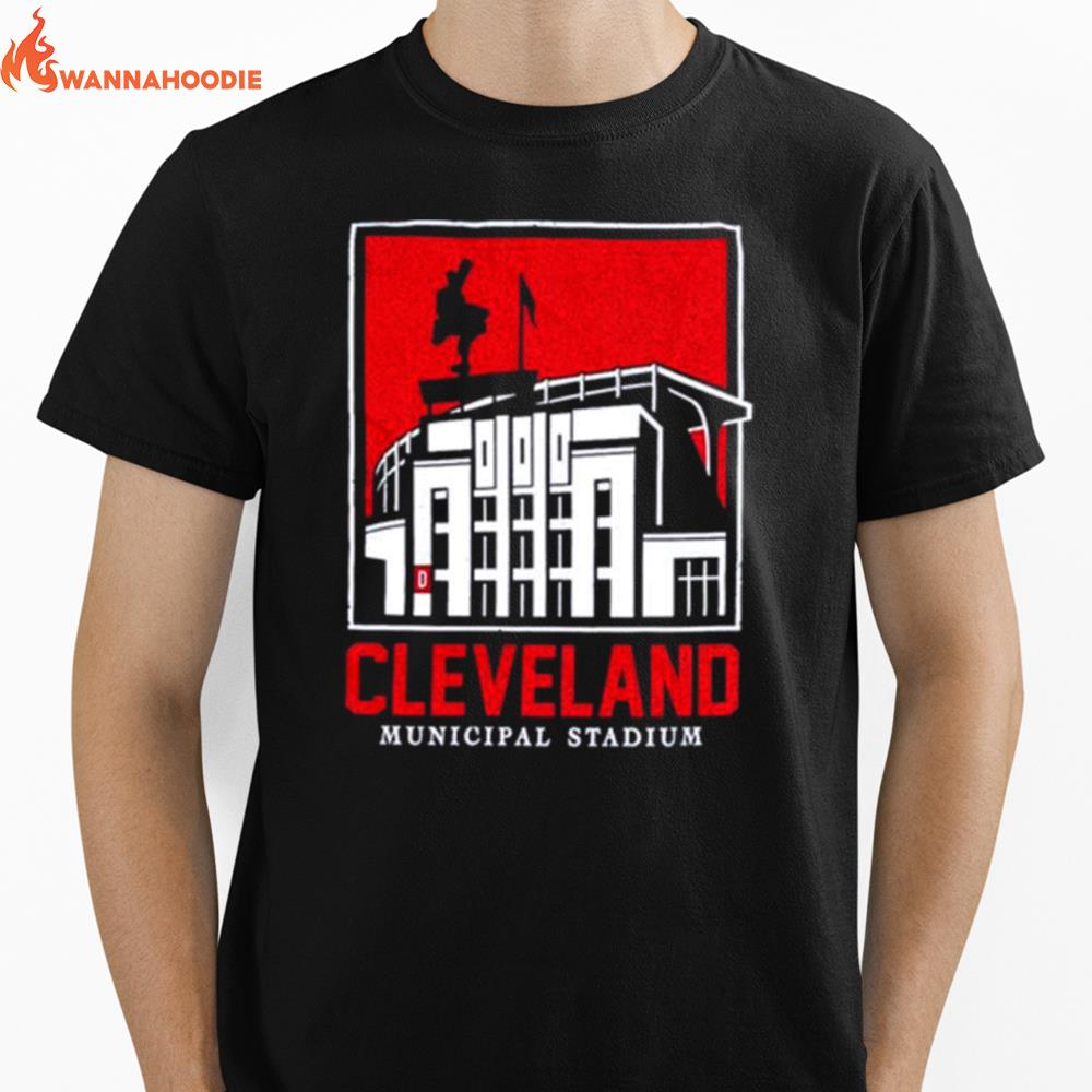 Cleveland Municipal Stadium Unisex T-Shirt for Men Women