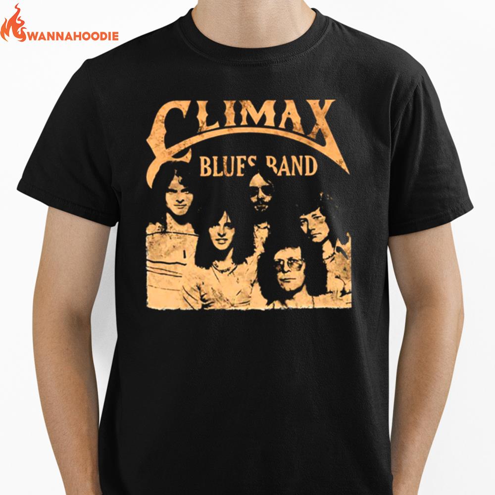 Climax Blues Distressed Unisex T-Shirt for Men Women