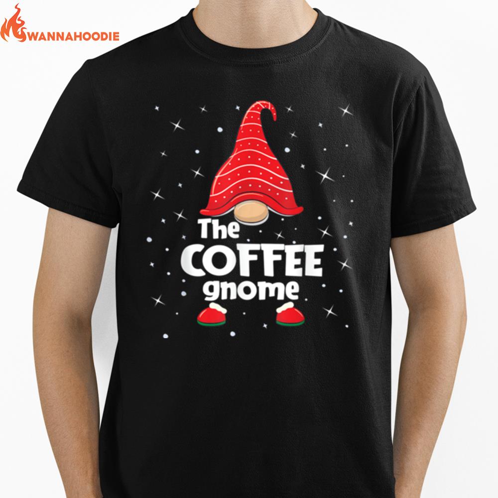 Coffee Gnome Family Matching Christmas Pajama Unisex T-Shirt for Men Women