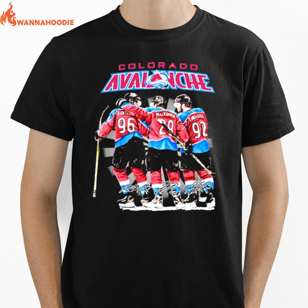 Colorado Avalanche Hockey Signature Unisex T-Shirt for Men Women