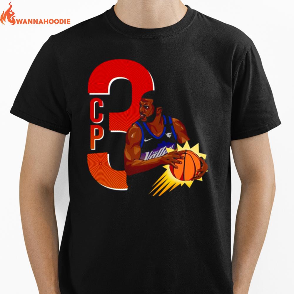 Cp3 Art Basket E Mase Nomer Pitu Chris Paul Unisex T-Shirt for Men Women