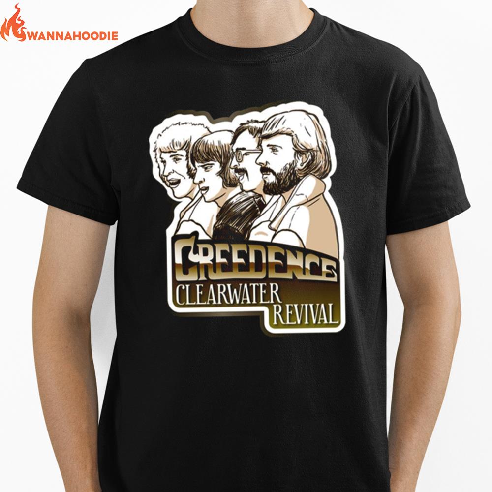 Crclre Creedence Clearwater Revival Band Unisex T-Shirt for Men Women