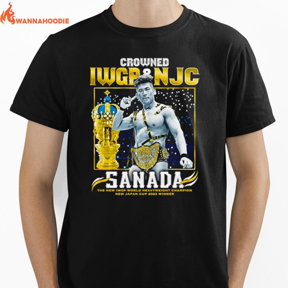 Crowned Iwgr Njc Sanada Champion Unisex T-Shirt for Men Women