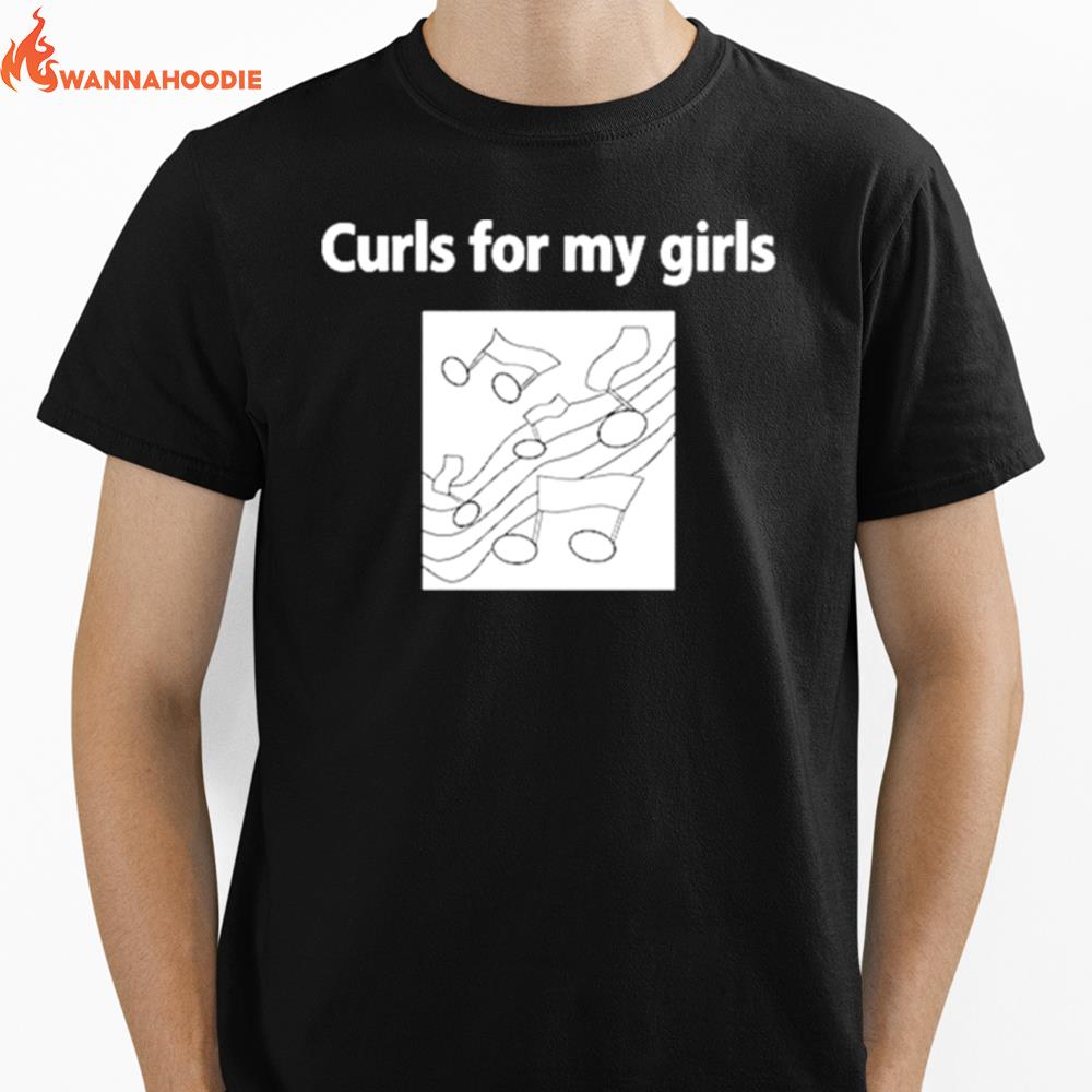 Curls For My Girls Unisex T-Shirt for Men Women