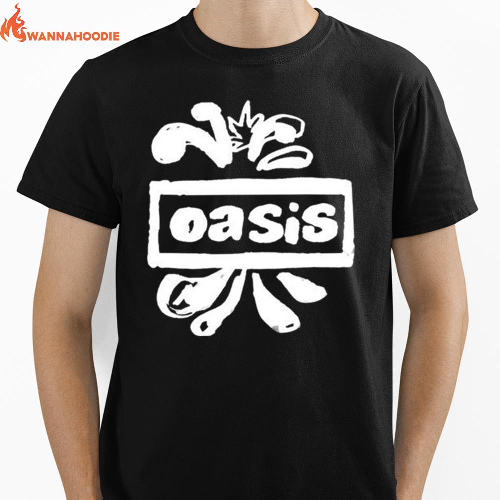 Cute Fanart Oasis Band Logo Unisex T-Shirt for Men Women