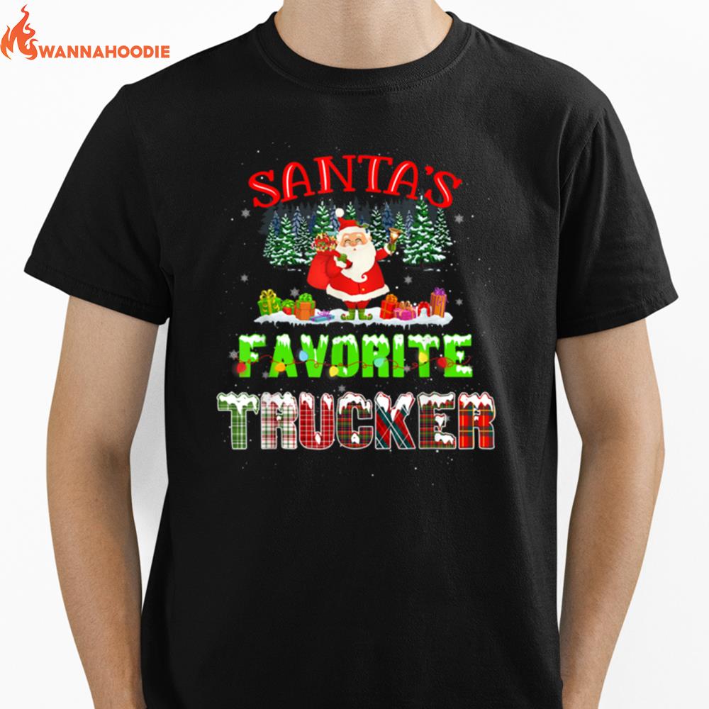 Cute Santa Claus Trucker Funny Costume Christmas Holiday Unisex T-Shirt for Men Women