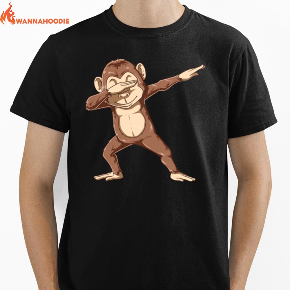 Dabbing Monkey Monkeys Monkey Dab Dance Unisex T-Shirt for Men Women