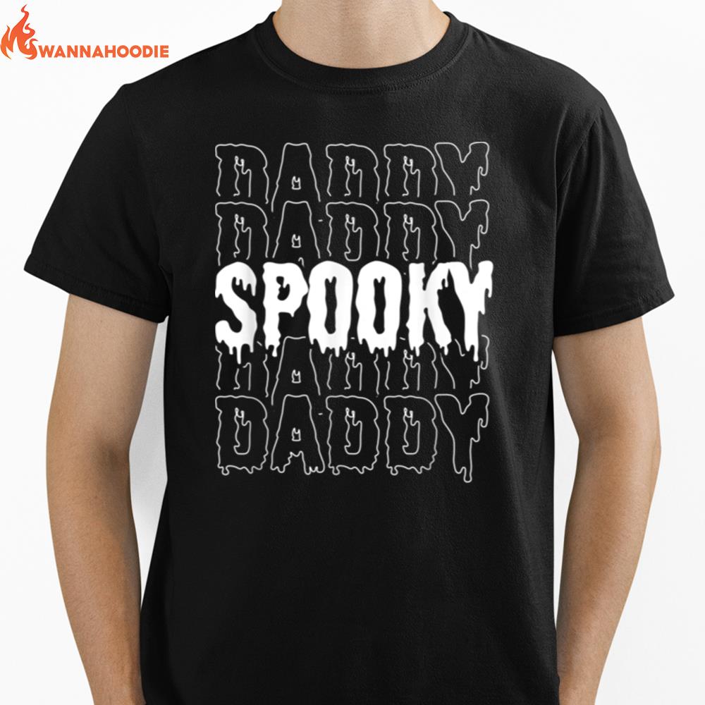 Daddy Spooky Vintage Halloween Costume Design For Father Unisex T-Shirt for Men Women