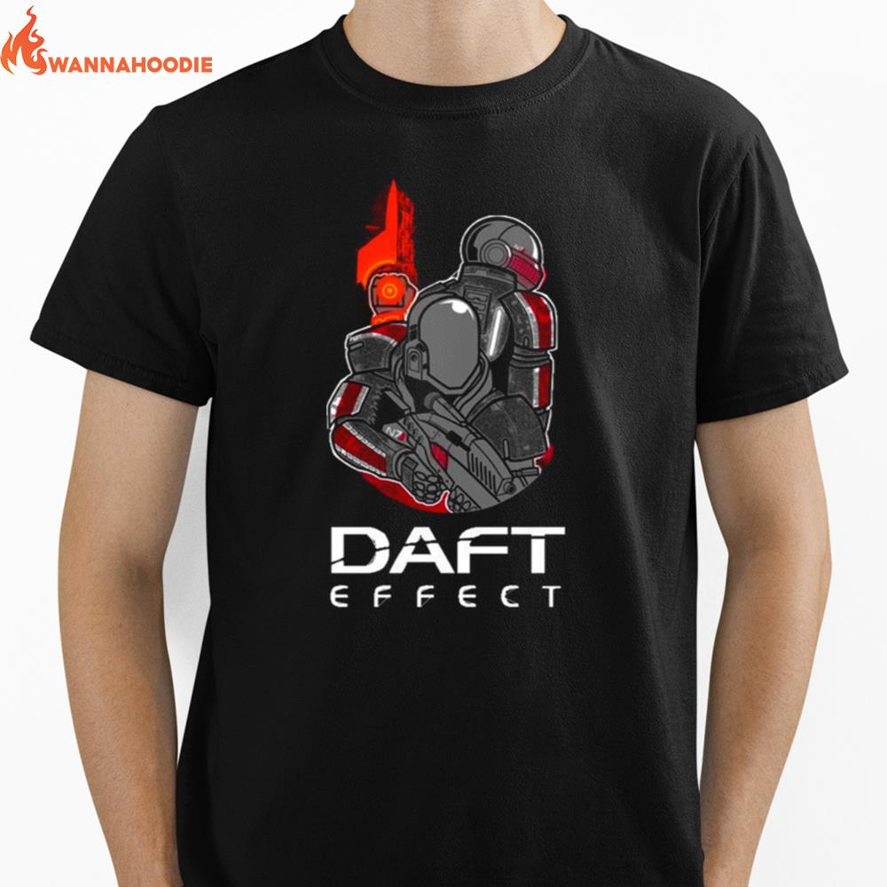 Daft Effect Mass Effec Unisex T-Shirt for Men Women