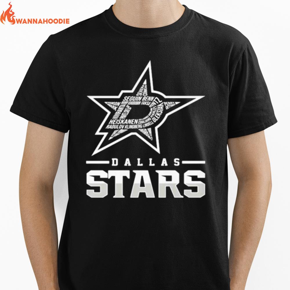 Dallas Stars Hockey Logo Unisex T-Shirt for Men Women