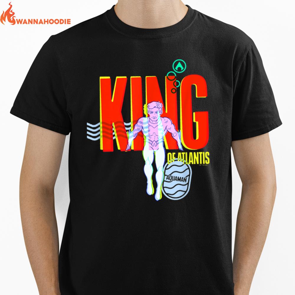 Dc Comics Aquaman King Of Atlantis Classic Comic Logo Unisex T-Shirt for Men Women