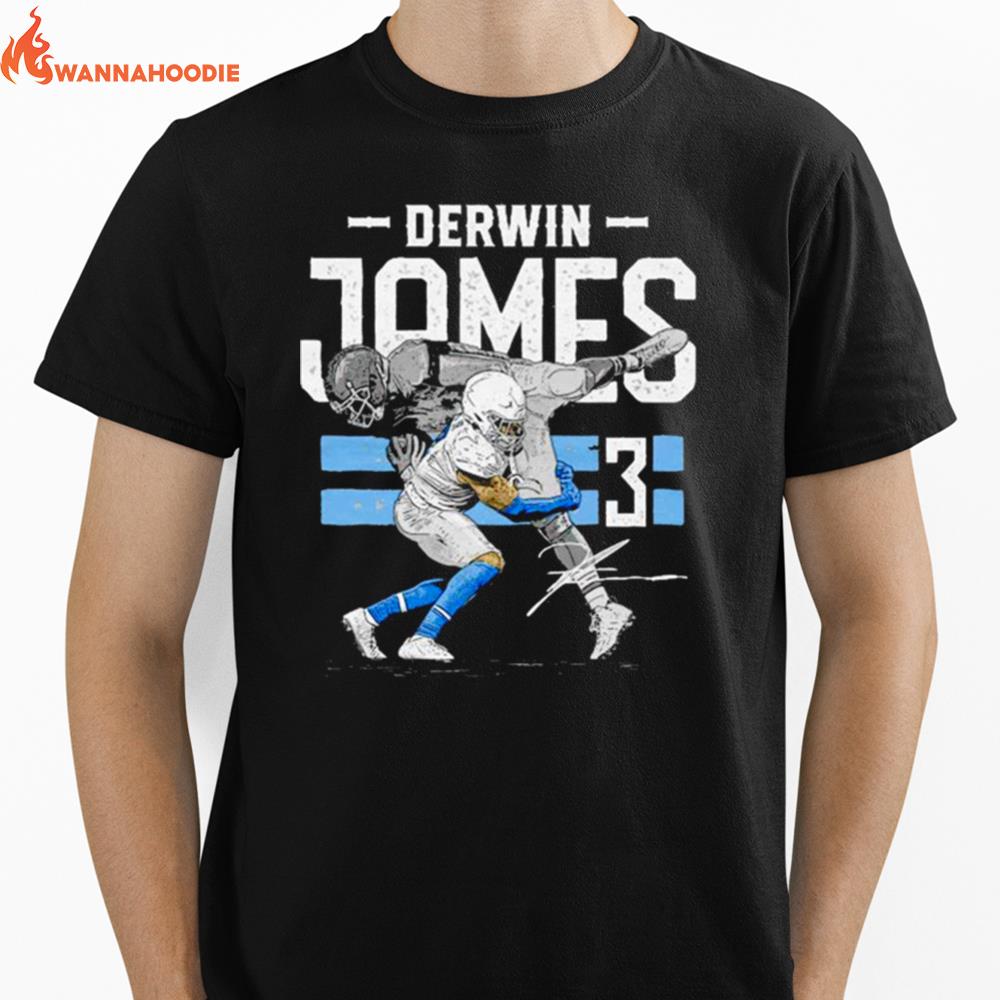 Derwin James Los Angeles C Tackle Signature Unisex T-Shirt for Men Women