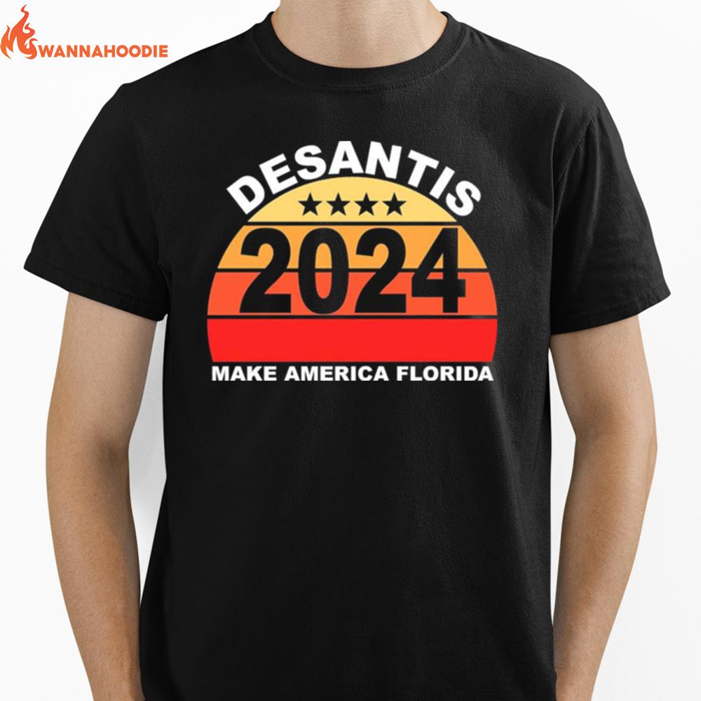 Desantis 2024 Make American Florida Unisex T-Shirt for Men Women