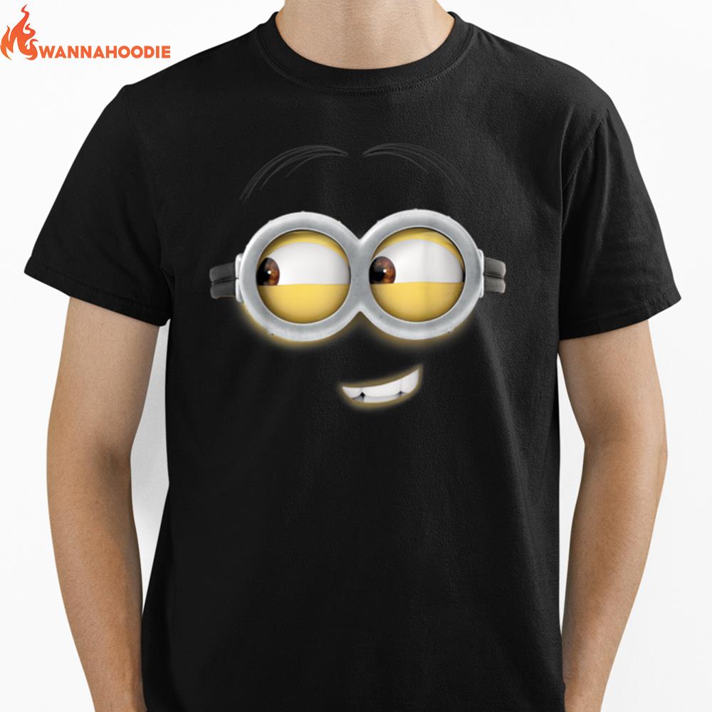 Despicable Me Minions Dave Side Smile Graphic Unisex T-Shirt for Men Women