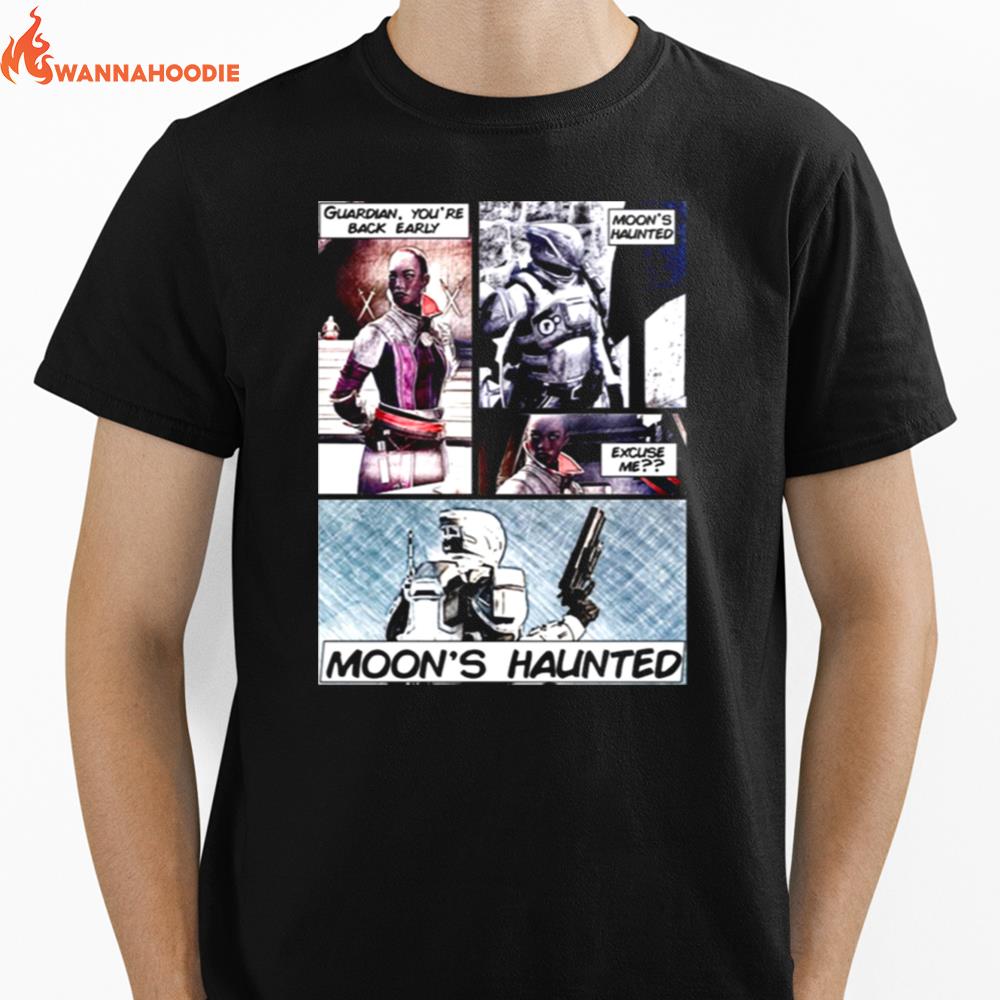 Destiny Moon'S Haunted Unisex T-Shirt for Men Women