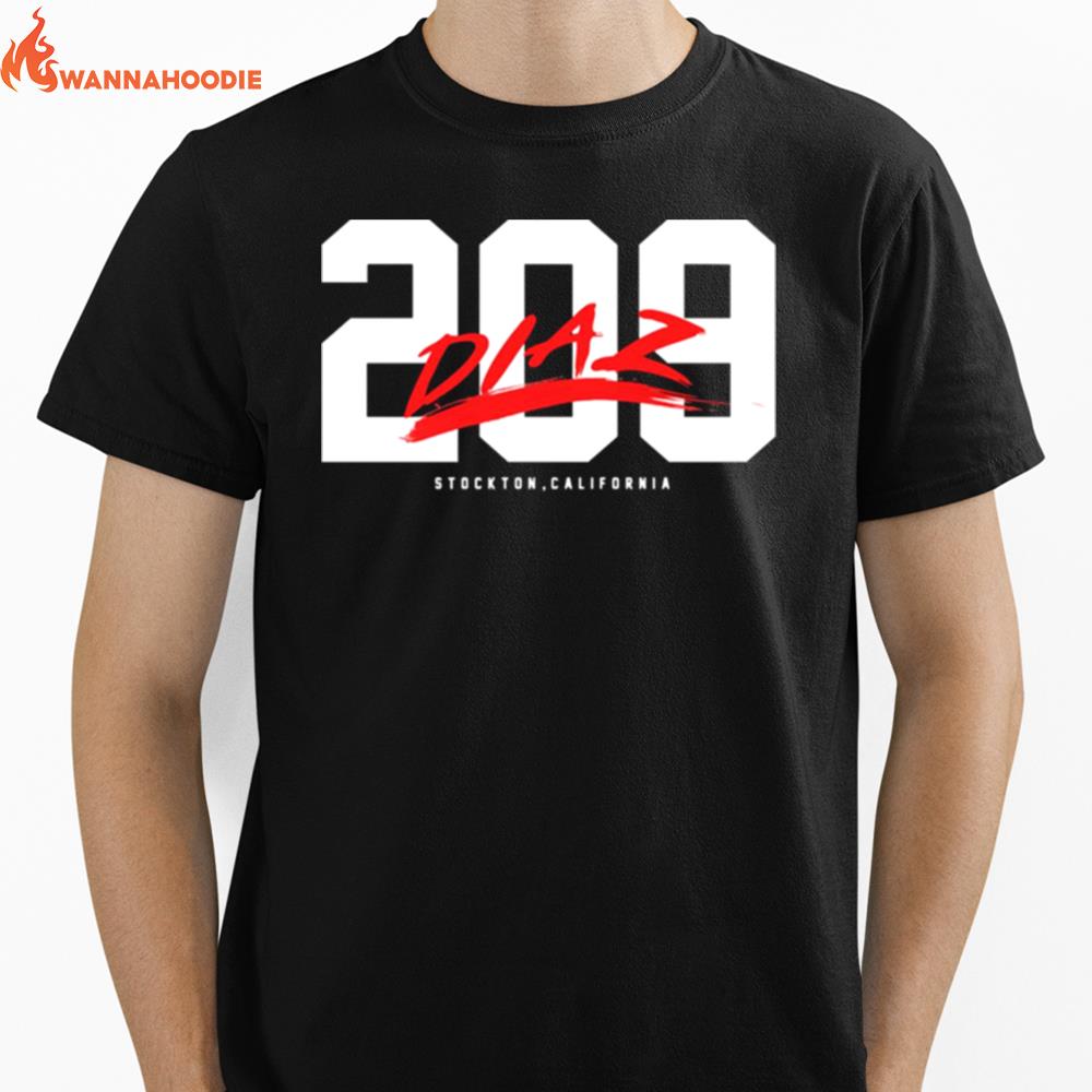 Diaz Brothers Stockton California 209 Unisex T-Shirt for Men Women