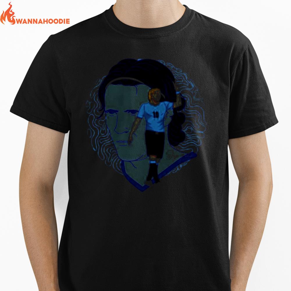 Diego Forlan Aesthetic Design Portrait Football Unisex T-Shirt for Men Women