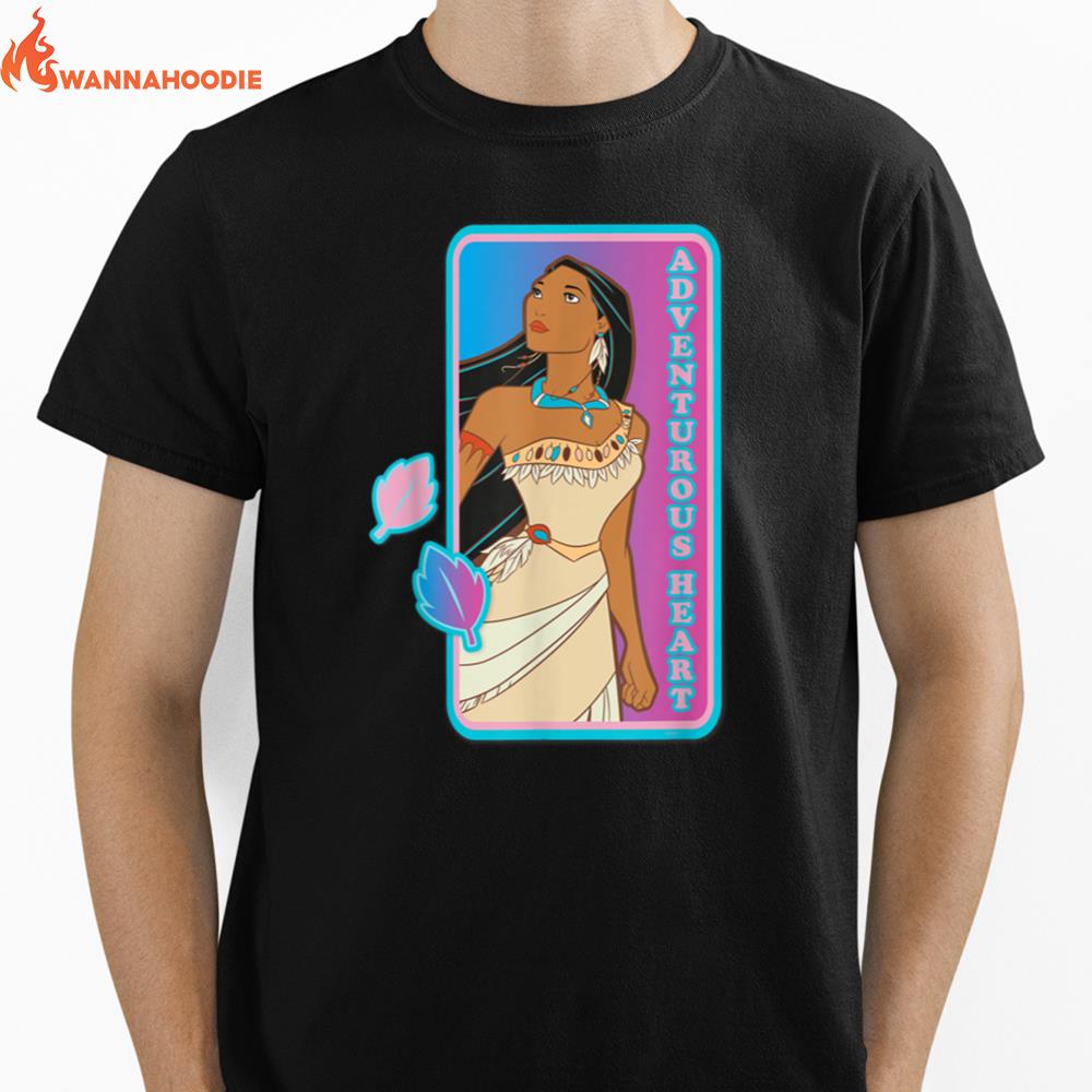 Disney Princess Pocahontas Adventurous Heart Unisex T-Shirt for Men Women