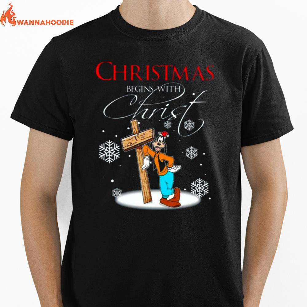 Disney Santa Goofy Christmas Unisex T-Shirt for Men Women