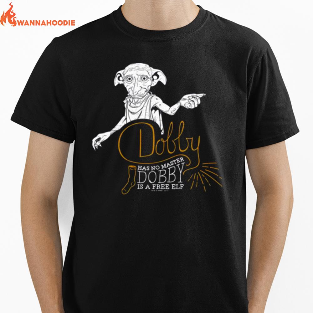 Dobby Has No Master Quote Hp Potter Unisex T-Shirt for Men Women