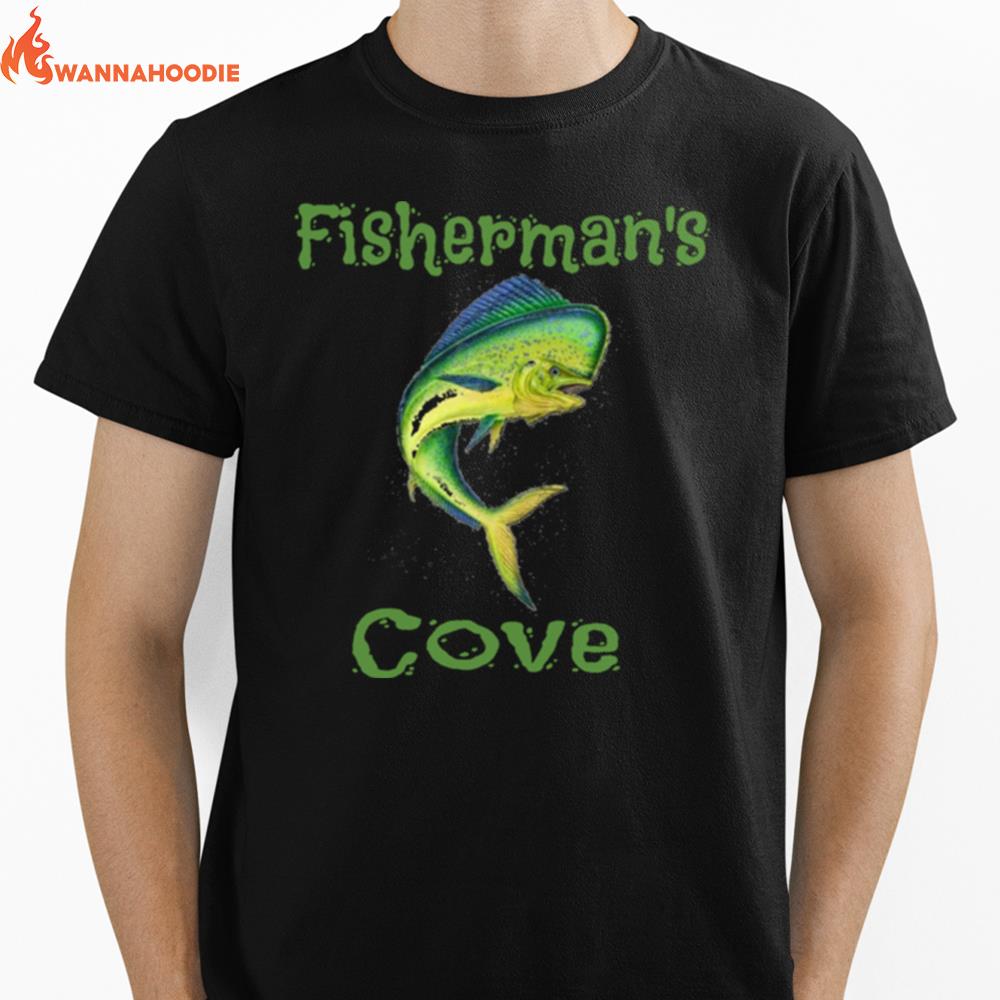 Dolphin Fishing Gear Unisex T-Shirt for Men Women