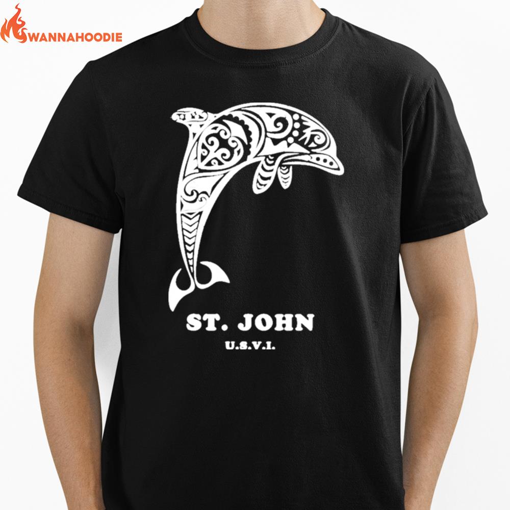 Dolphin St John Usvi Unisex T-Shirt for Men Women