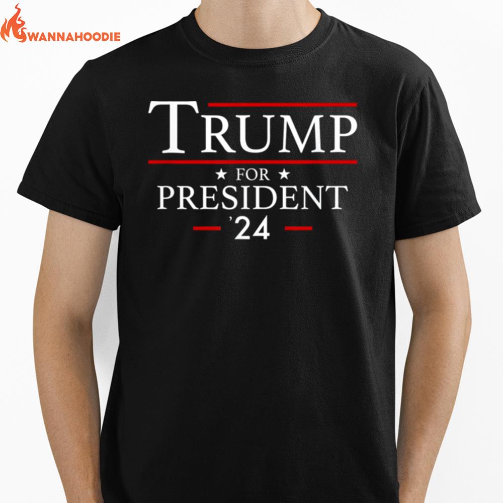 Donald Trump 2024 Election Presidency For President Unisex T-Shirt for Men Women