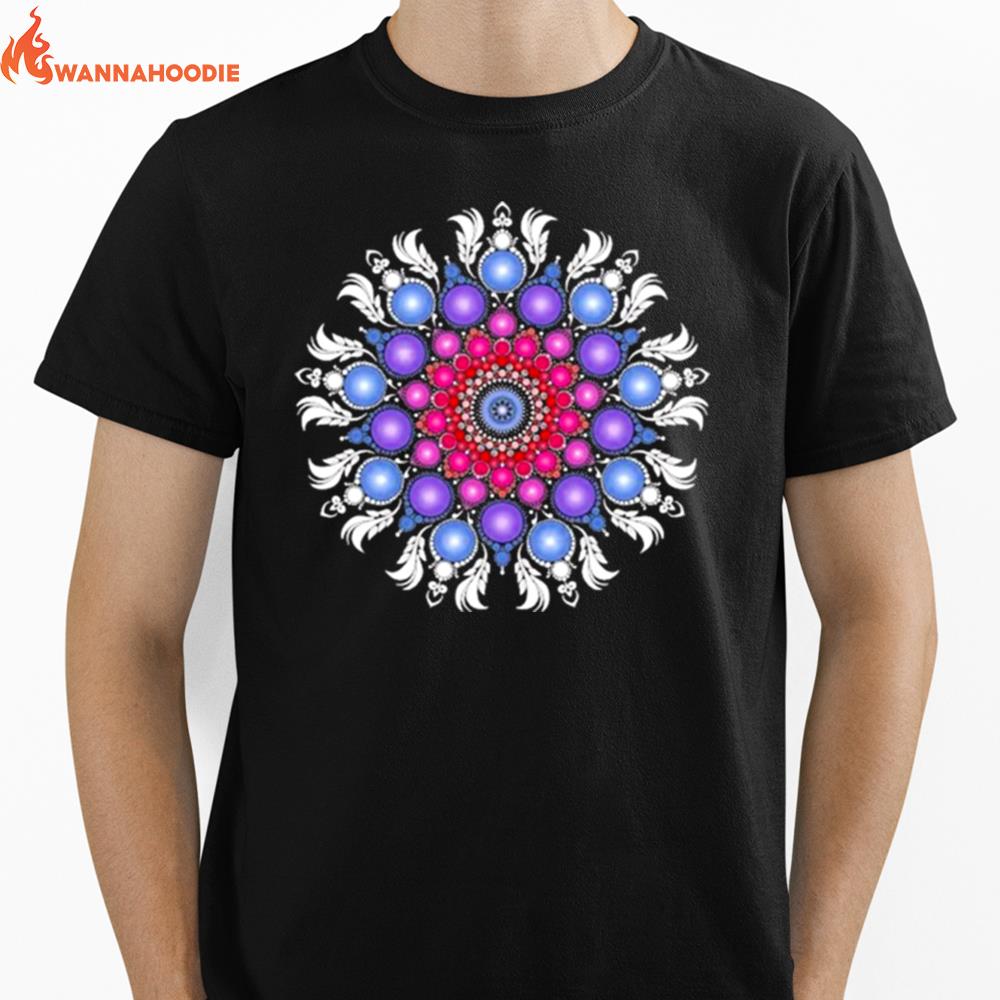 Dot Mandala International Dot Day Geometry Art Good Vibe Unisex T-Shirt for Men Women