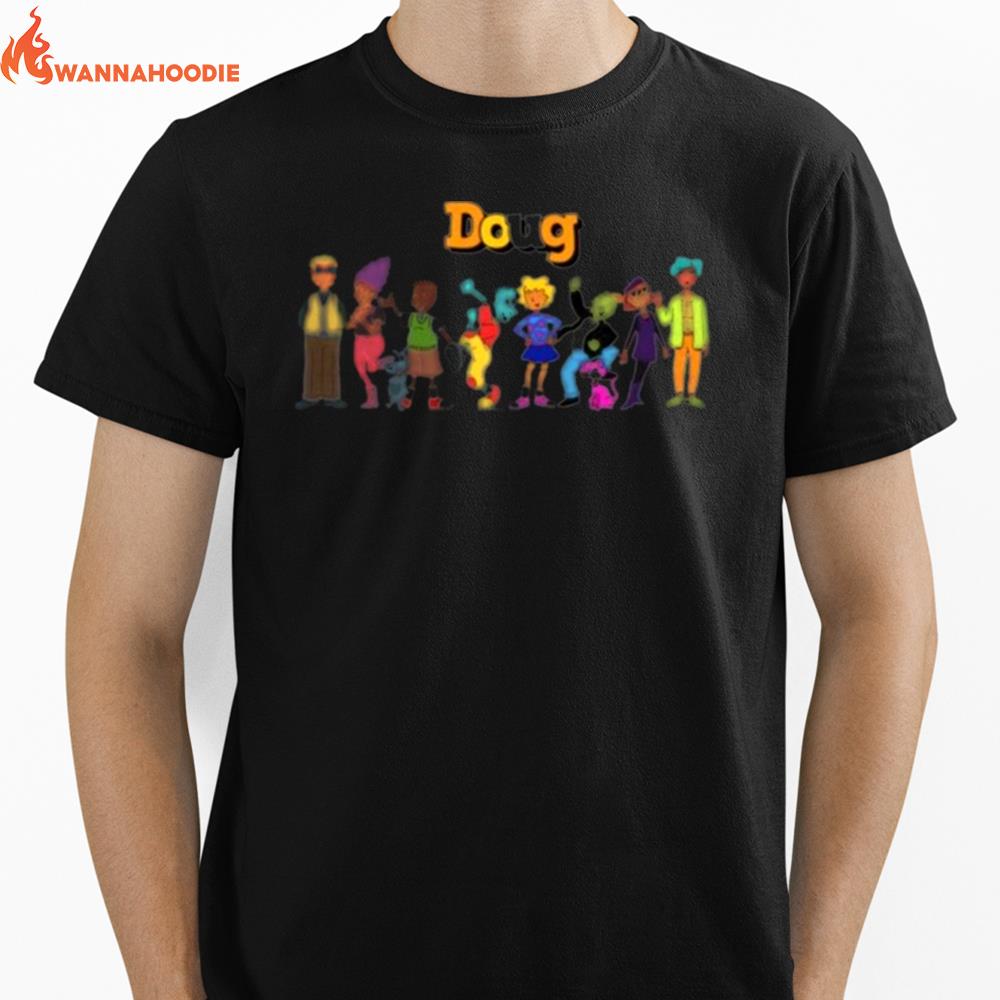 Doug Cartoon Friend Unisex T-Shirt for Men Women