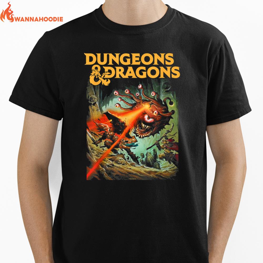 Dungeons & Dragons Strike The Beholder  B09M5Ywxjd Unisex T-Shirt for Men Women