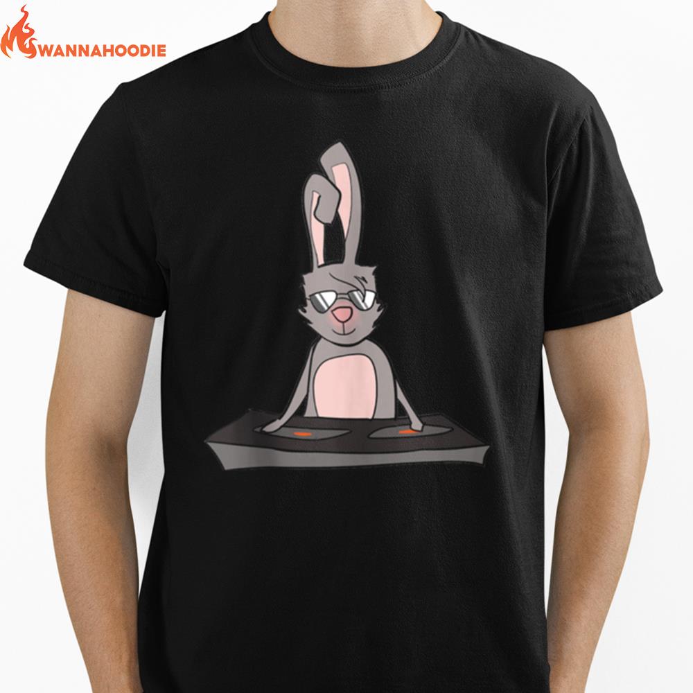 Easter Bunny Dj Unisex T-Shirt for Men Women