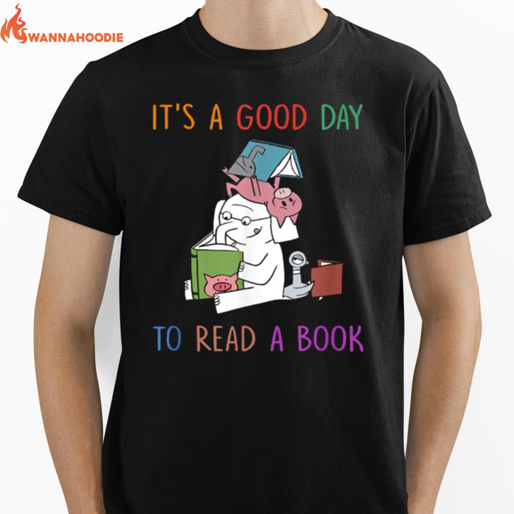 Elephant Its A Good Days To Read A Book Unisex T-Shirt for Men Women