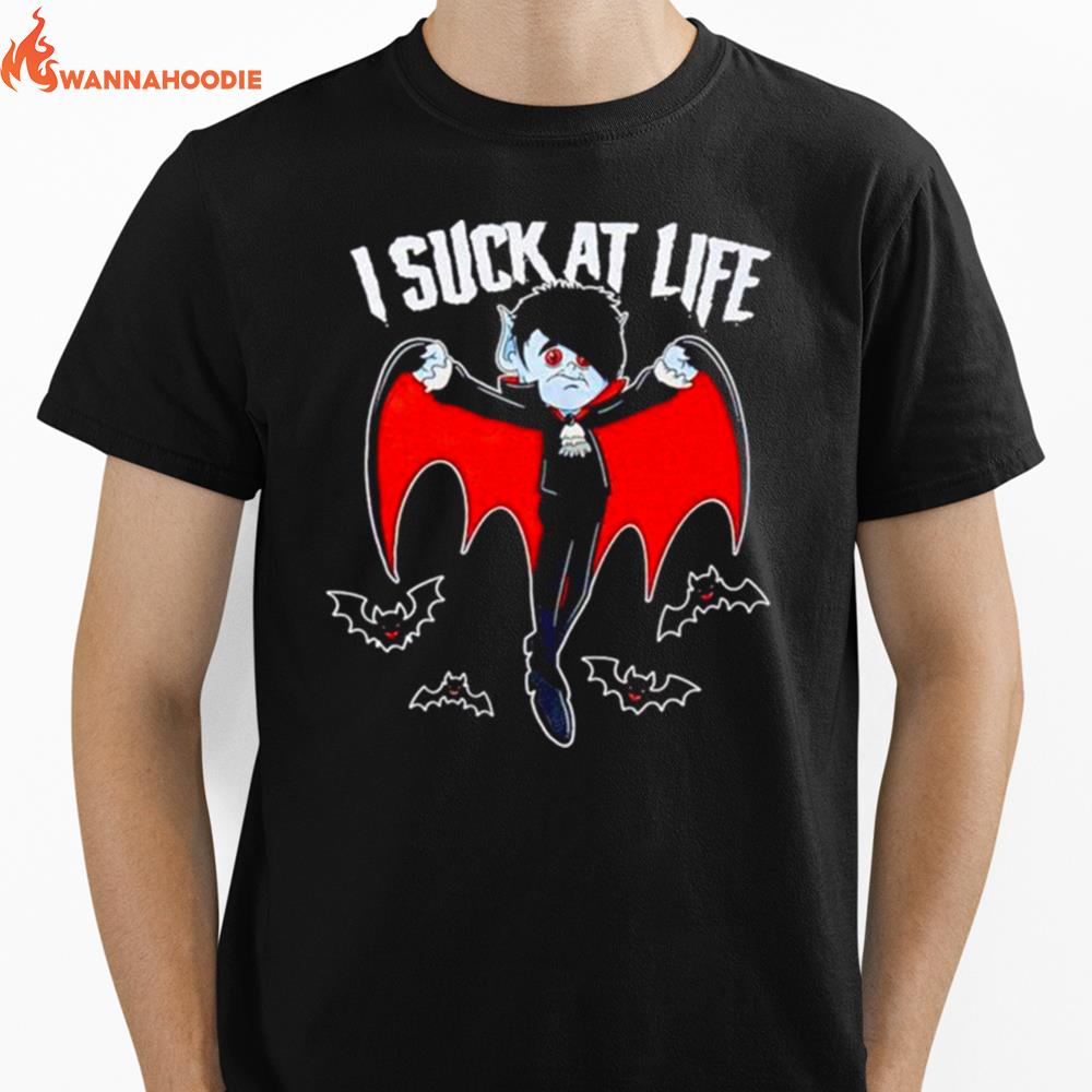 Emo Vampire Suck At Life Unisex T-Shirt for Men Women