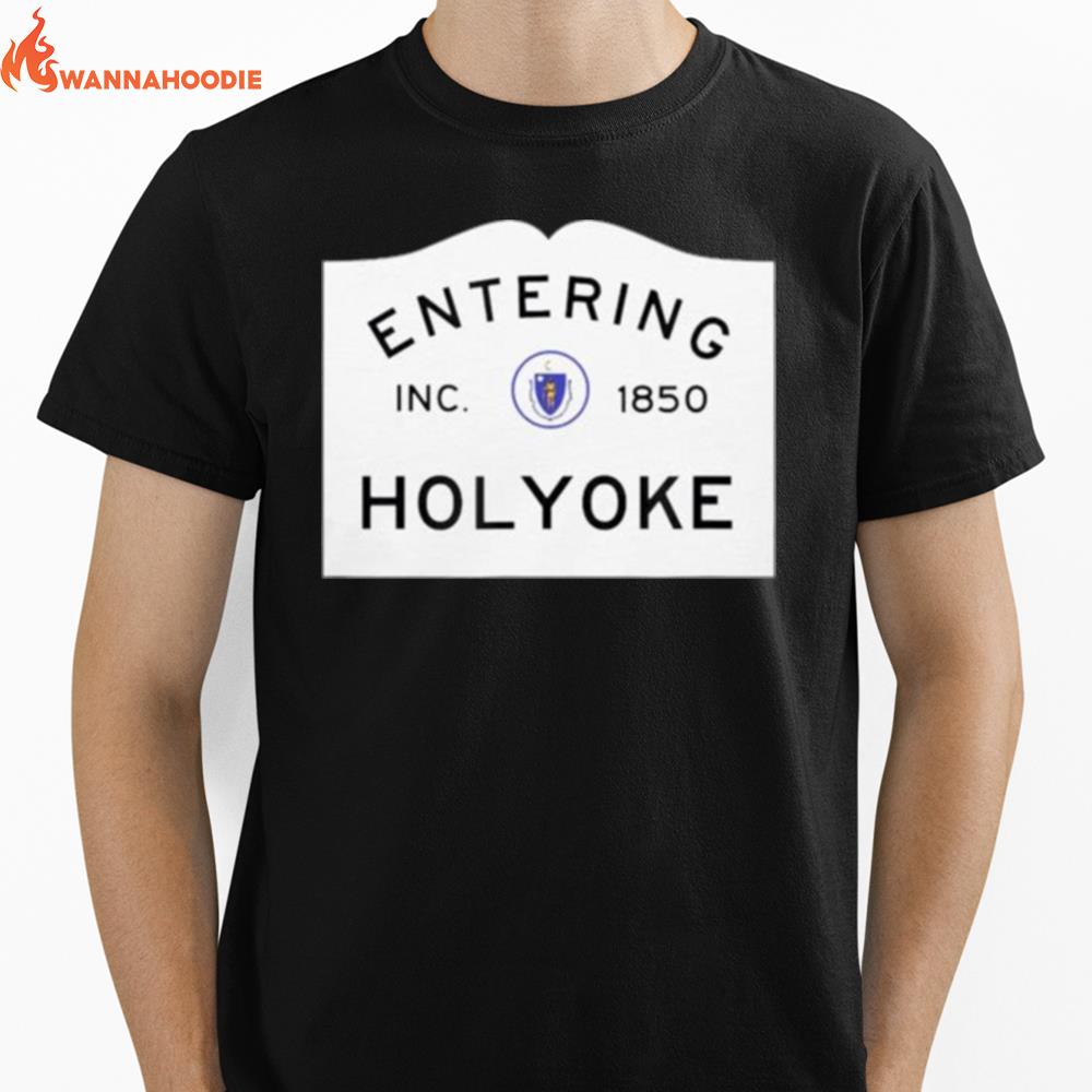 Entering Holyoke Inc 1850 Unisex T-Shirt for Men Women