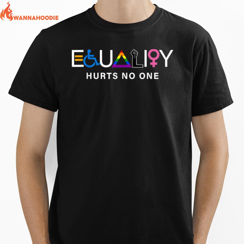 Equality Hurts No One Lgbt Equality Gay Vintage Unisex T-Shirt for Men Women