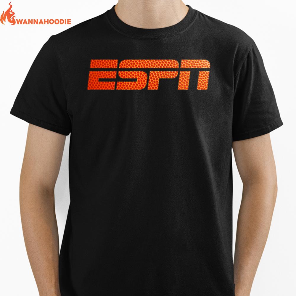 Espn Basketball Fill Espn Unisex T-Shirt for Men Women