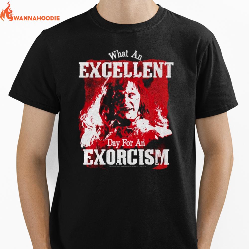 Excellent Day For An Exorcism Exorcist 80S 90S Horror Unisex T-Shirt for Men Women