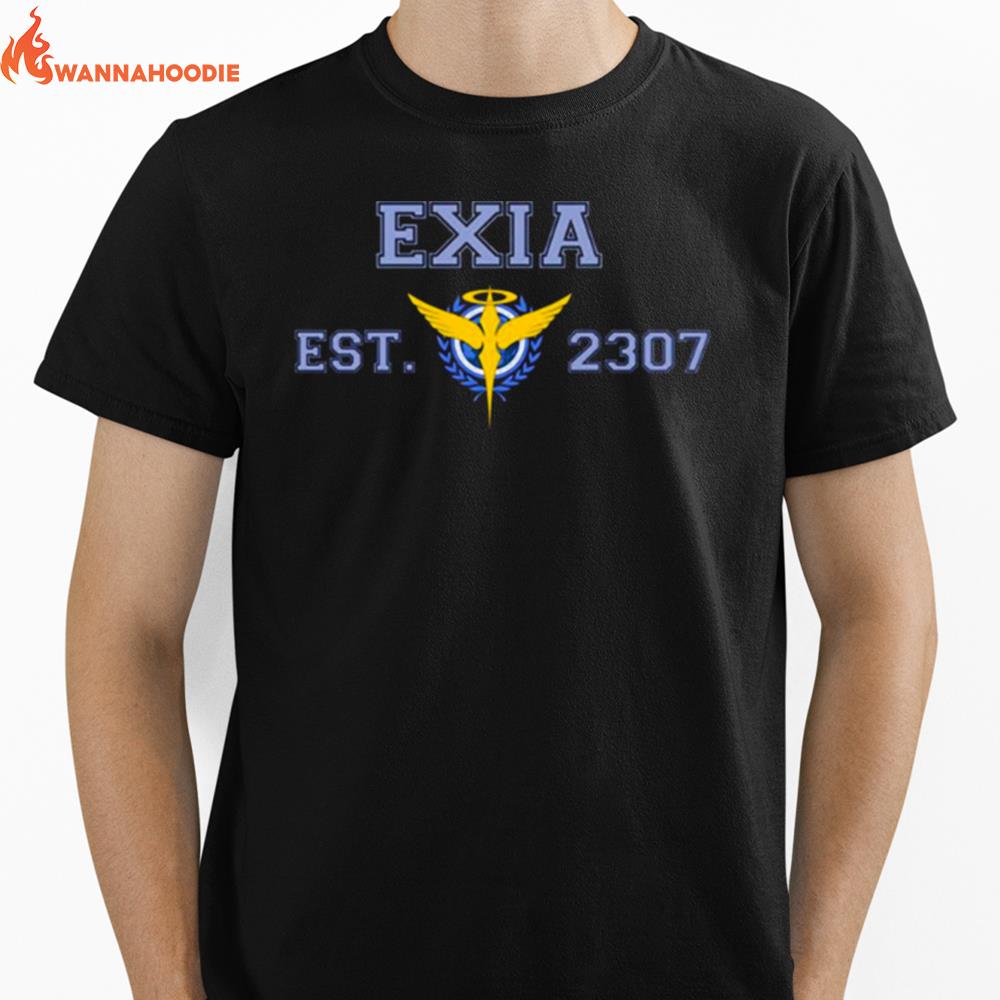 Exia Est 2307 Celestial Being Unisex T-Shirt for Men Women