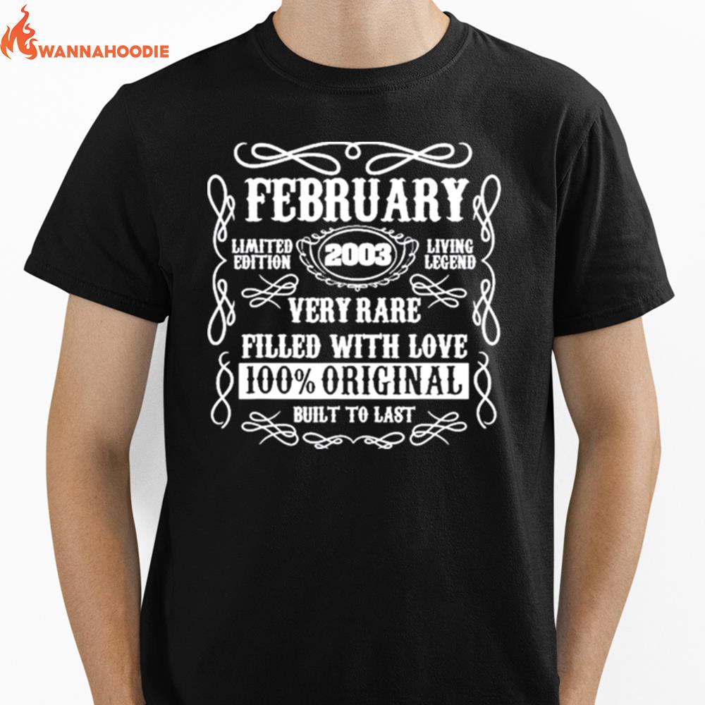 February Limited Edition 2003 Living Legend Very Rare Unisex T-Shirt for Men Women