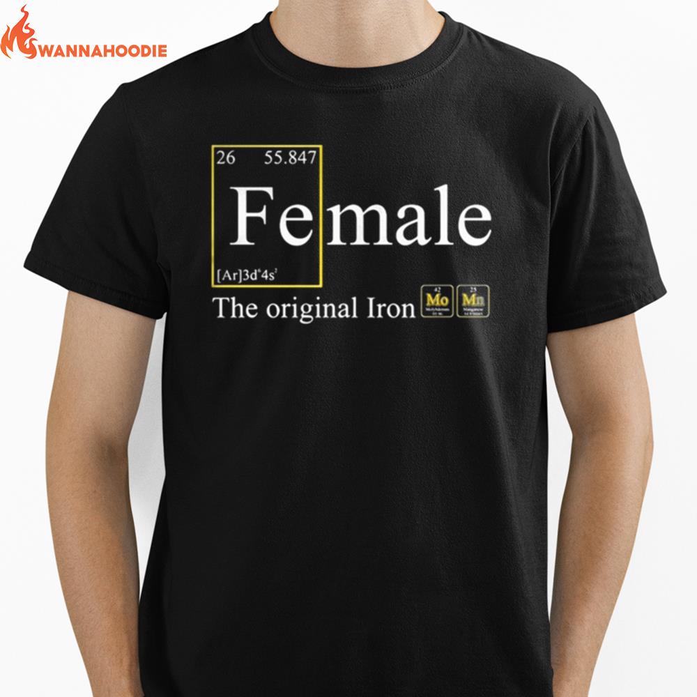 Female The Original Iron Mom Unisex T-Shirt for Men Women