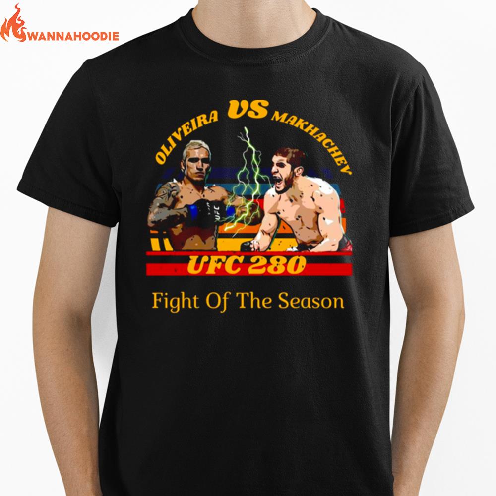 Fight Of The Season Charles Oliveira Vs Islam Makhachev Unisex T-Shirt for Men Women