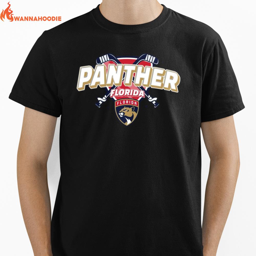 Florida Panther Ice Hockey Logo Unisex T-Shirt for Men Women