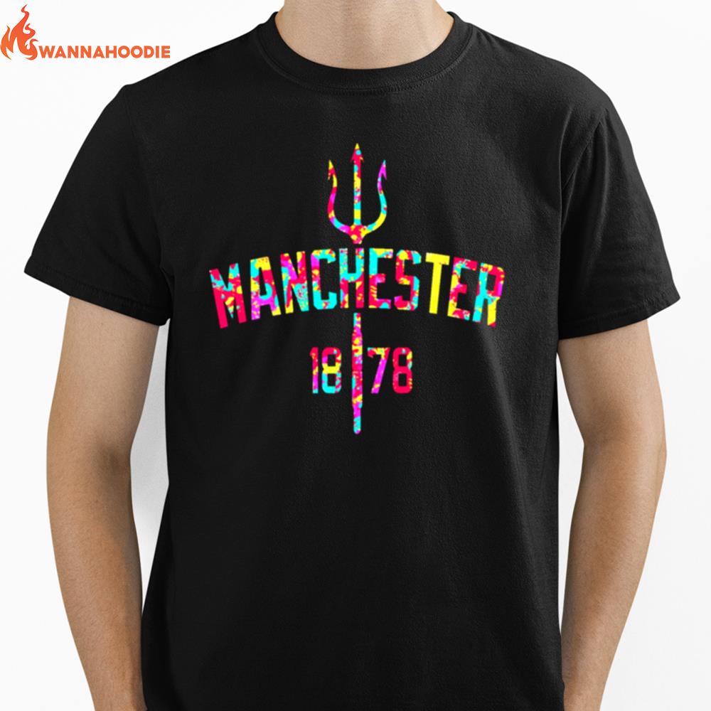 Football Team Manchester United Colorful Unisex T-Shirt for Men Women