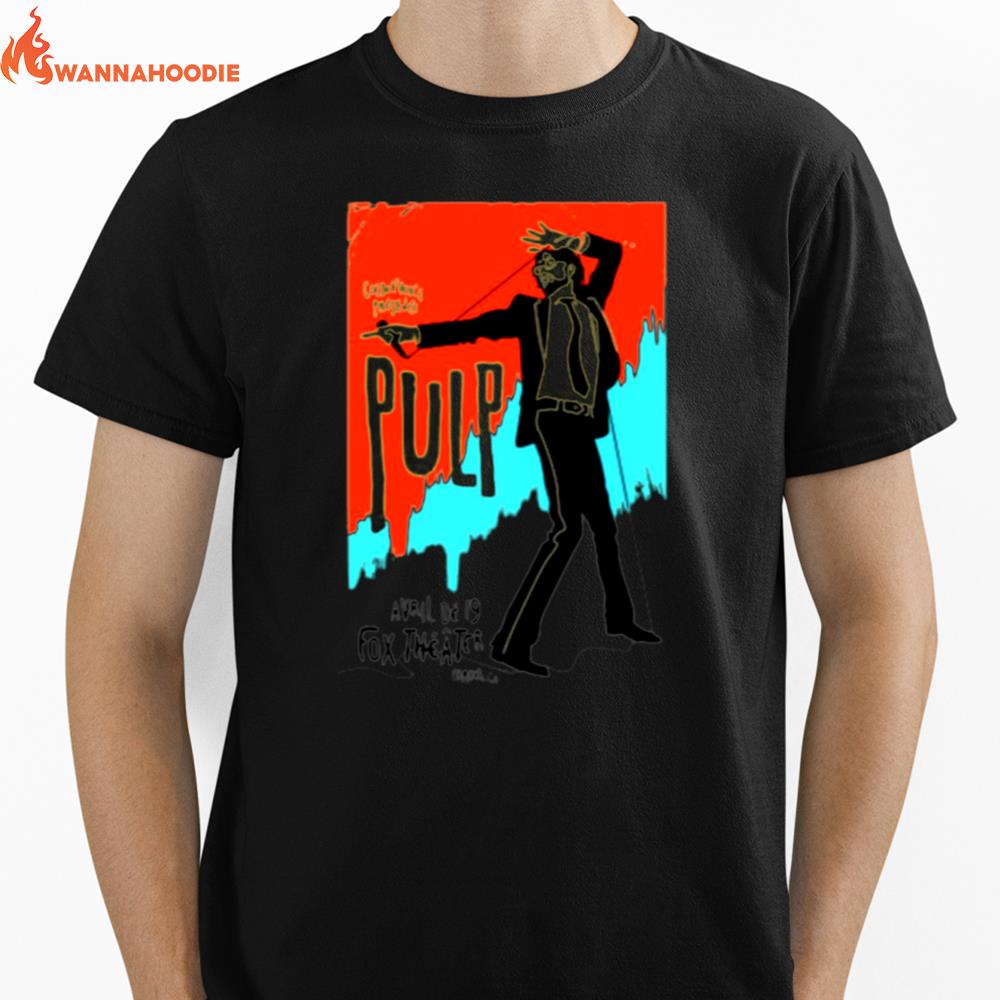 Fox Theater Pulp Band Unisex T-Shirt for Men Women