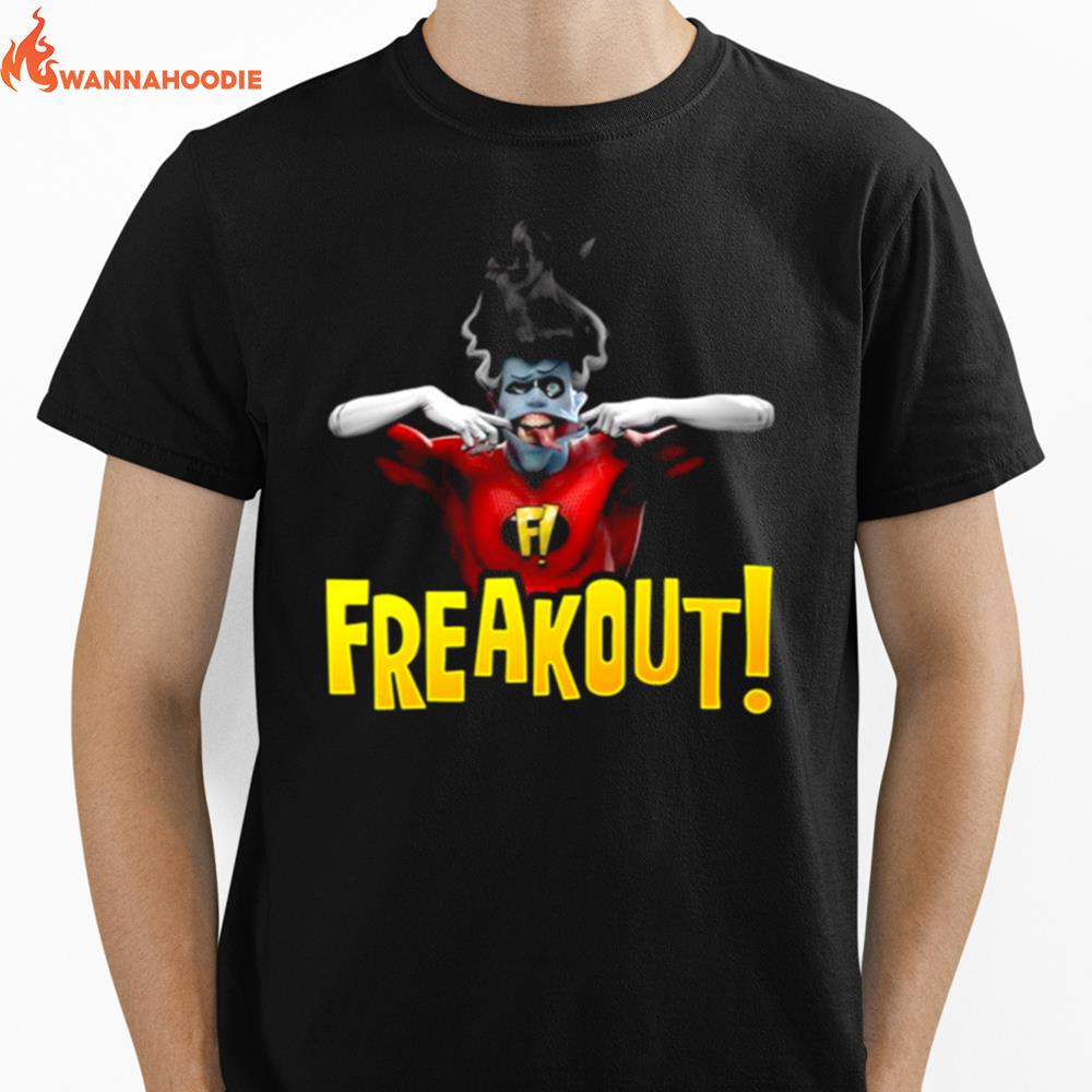 Freakout Funny Art Freakazoid Unisex T-Shirt for Men Women