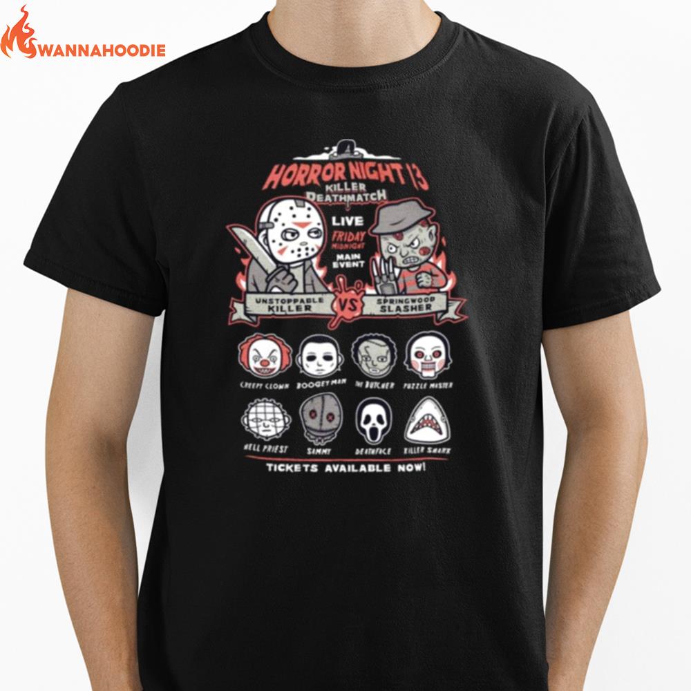 Freddy Vs Jason Unisex T-Shirt for Men Women