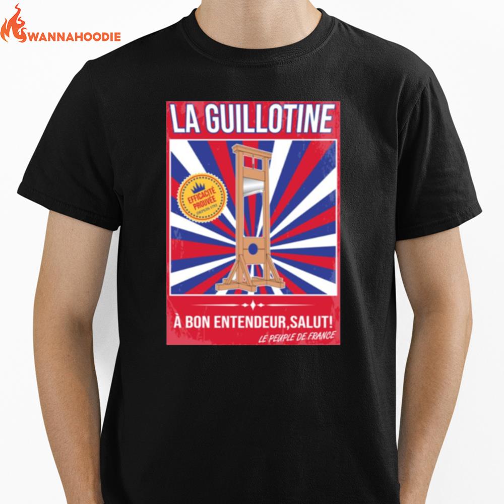 French Guillotine Unisex T-Shirt for Men Women